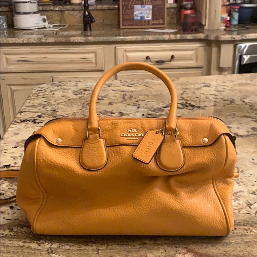Coach leather purse